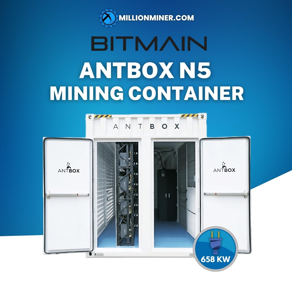 Bitmain Antbox N5 Mobile Mining Container 20HQ 658KW Outdoor V2 - Neuf