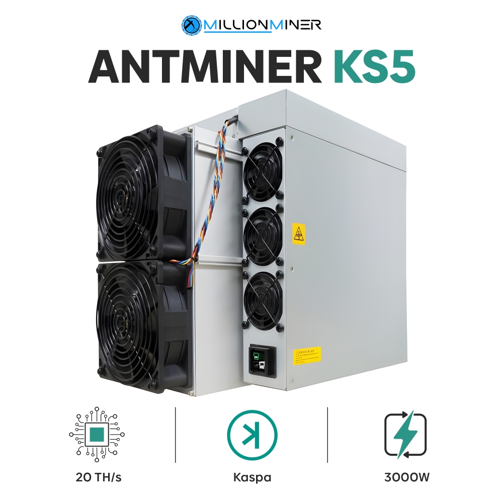 Bitmain Antminer KS5 (20 TH/s) Kaspa (KAS) Miner