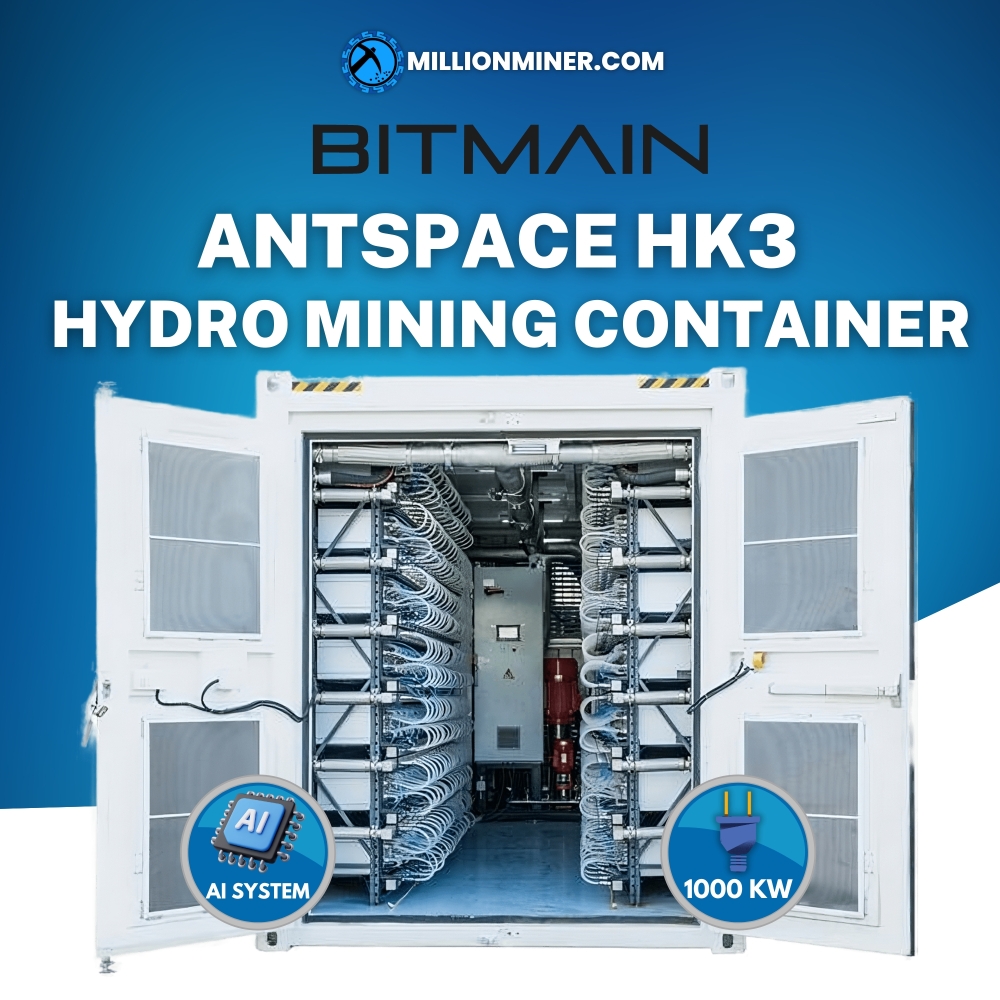 Bitmain Antspace HK3 (mit DWT-C) Hydro Container