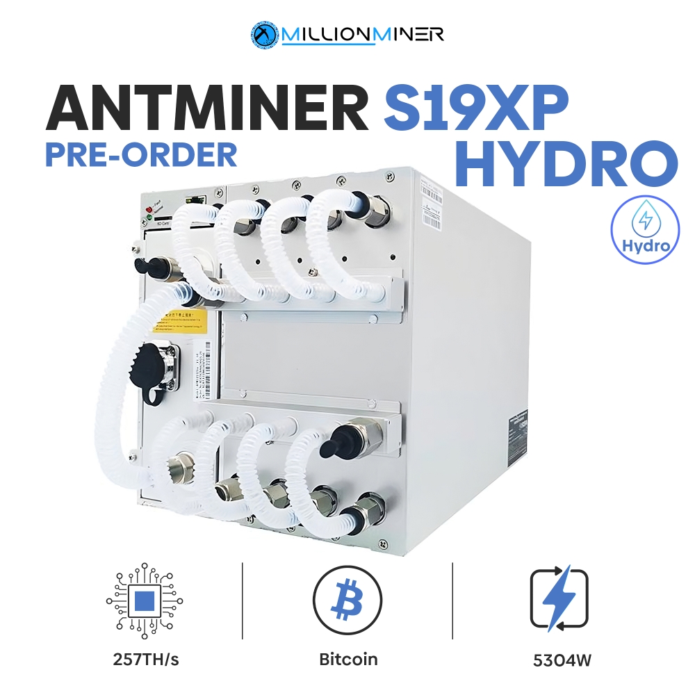 BITMAIN ANTMINER S19 PRO XP HYDRO (255 TH/S) - PREORDER Q2/Q3 2023