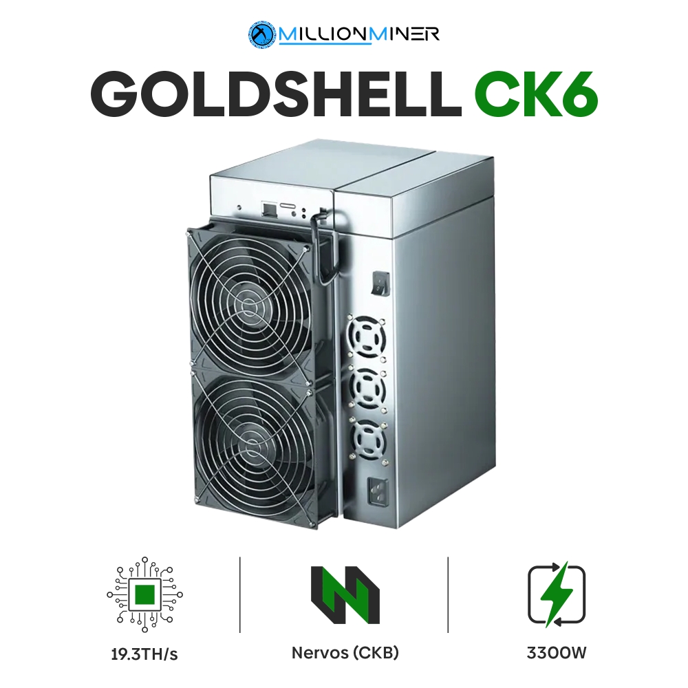 GOLDSHELL CK6 (19.3 TH/s) Nervos (CKB) Miner - New