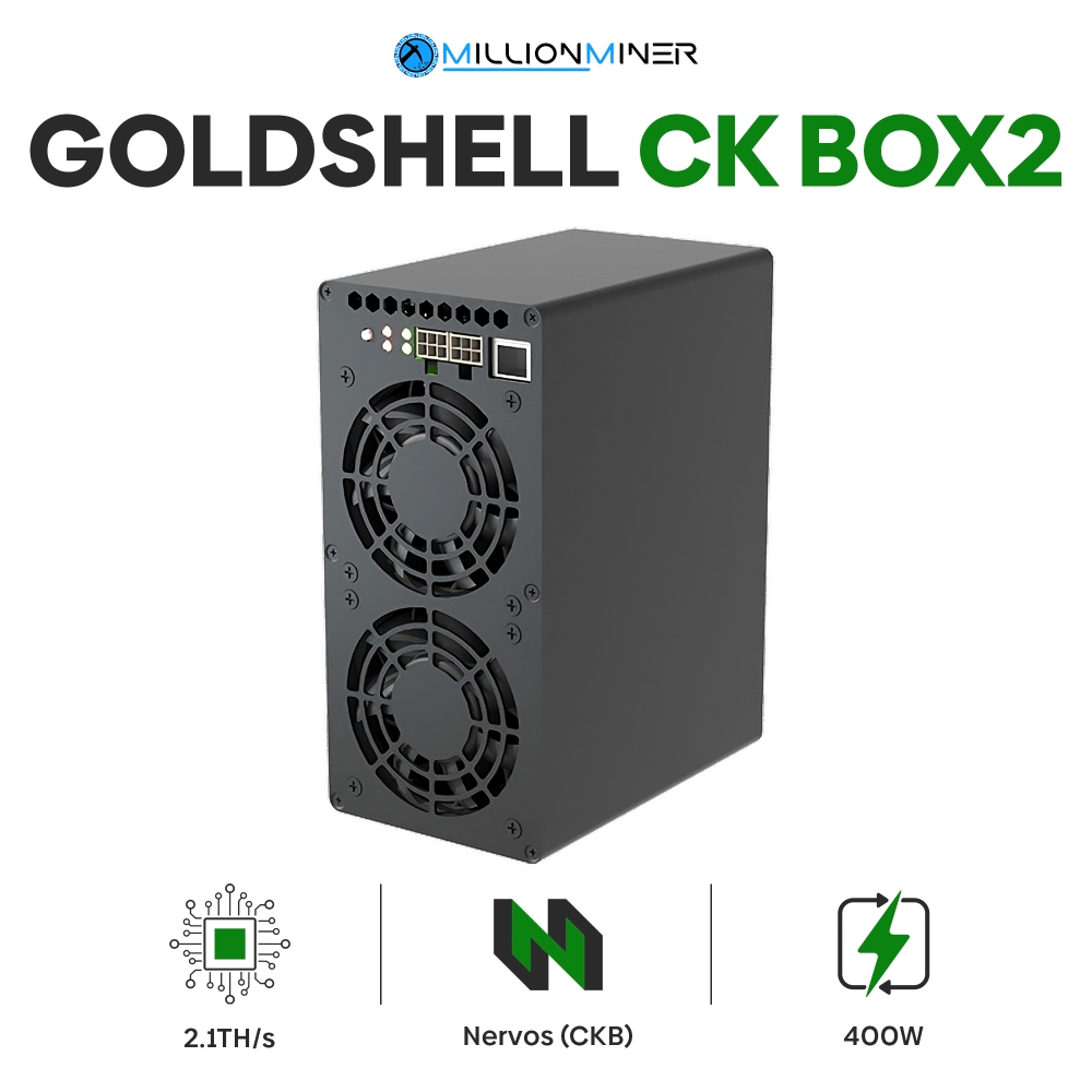 Goldshell CK BOX 2 - (2.1 THs) Nervos (CKB) Miner - New