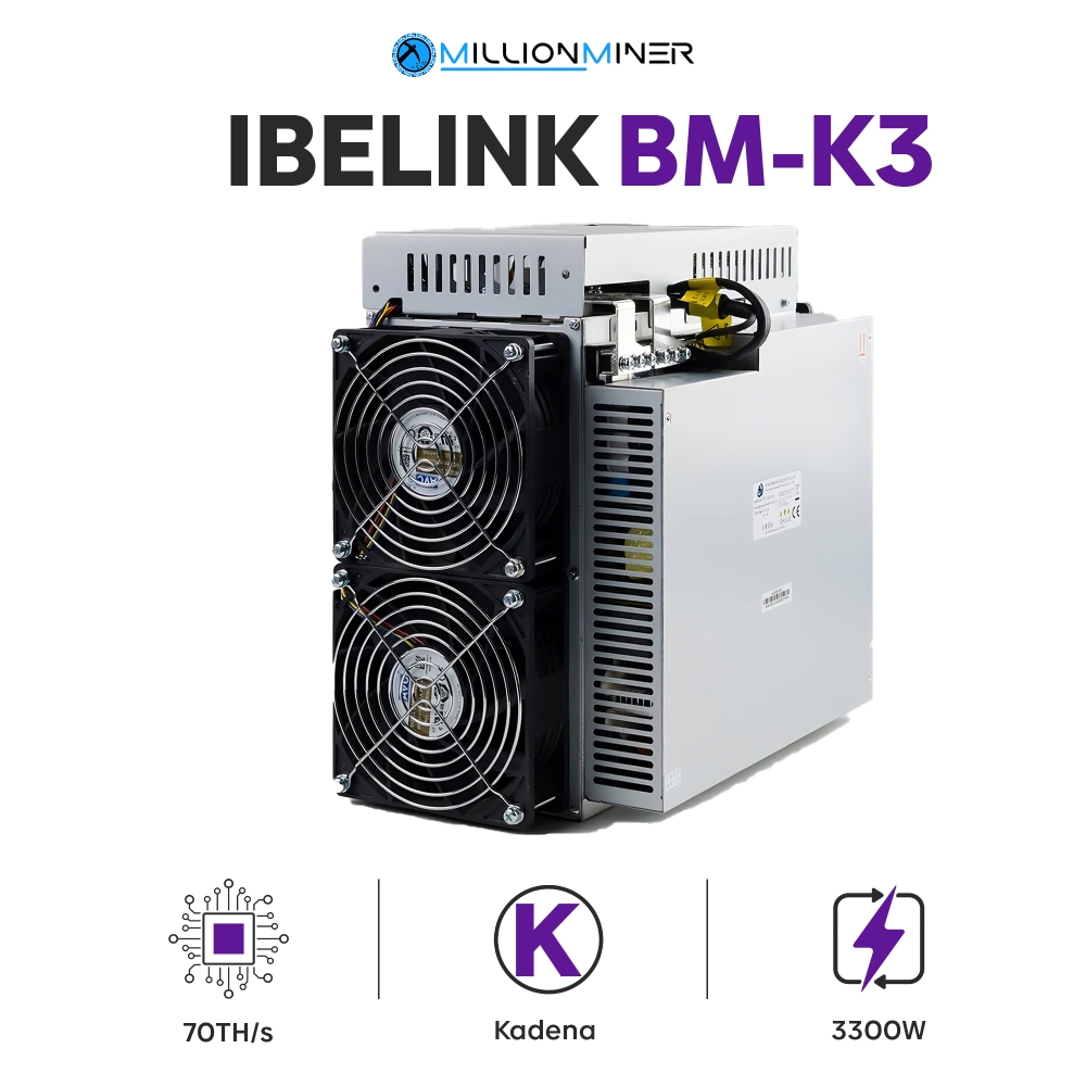 iBeLink BM-K3 - (70TH/s) Kadena (KDA) Miner -  New