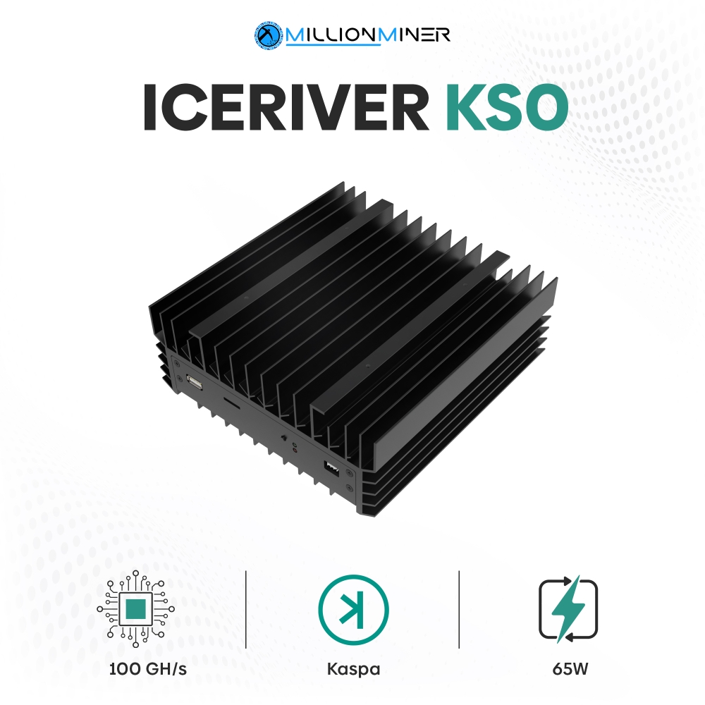 DEAL IceRiver KS0 (100 GH/s) Kaspa (KAS) Miner - Neuware