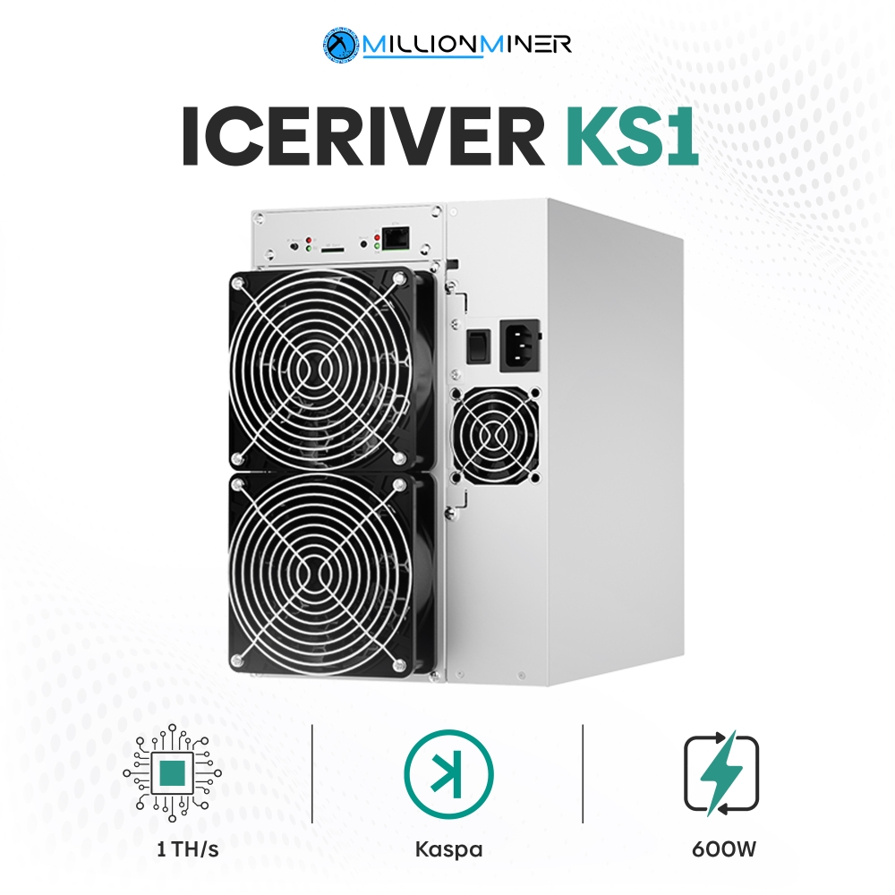 IceRiver KS1 (1 TH/s) Kaspa (KAS) Miner - New