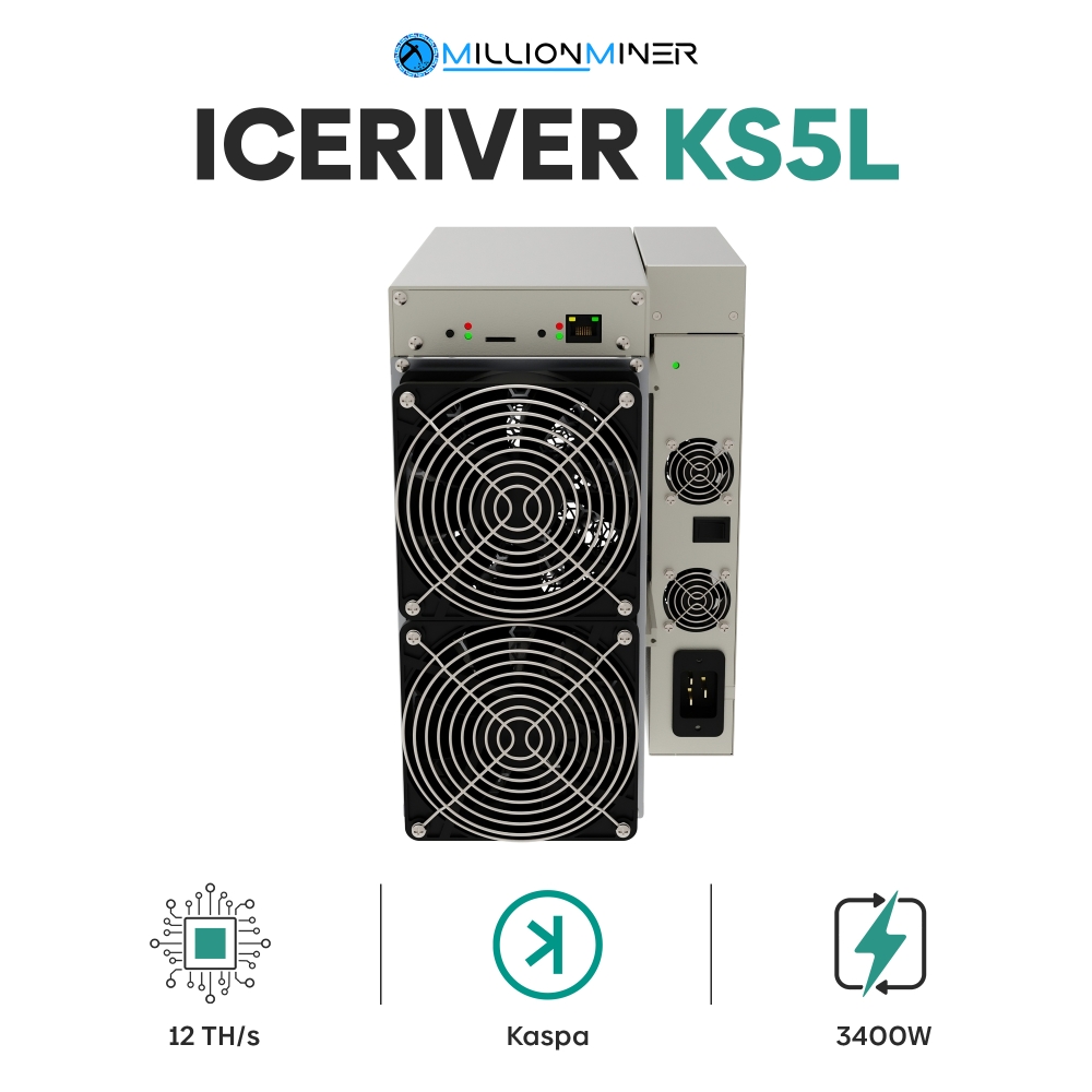 Iceriver KS5L (12TH/s) Kaspa (KAS) Miner - Neuware