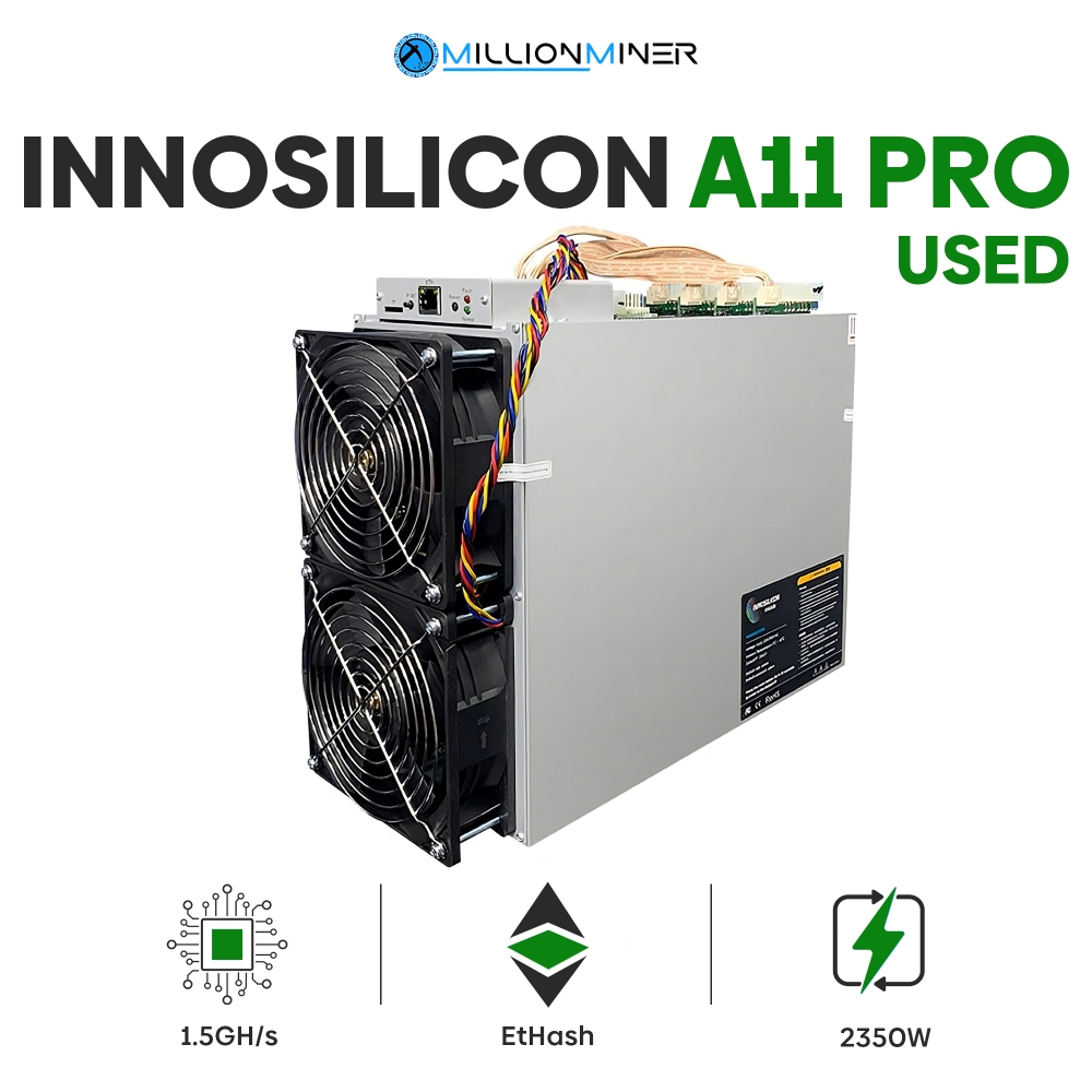 INNOSILICON A11 Pro 8GB - (1.500MH/s) Used