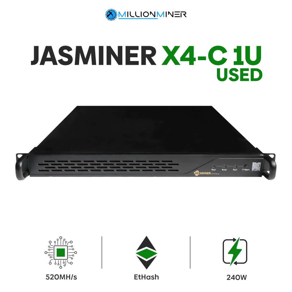JASMINER X4-1U 5GB - (520 MH/s) Used