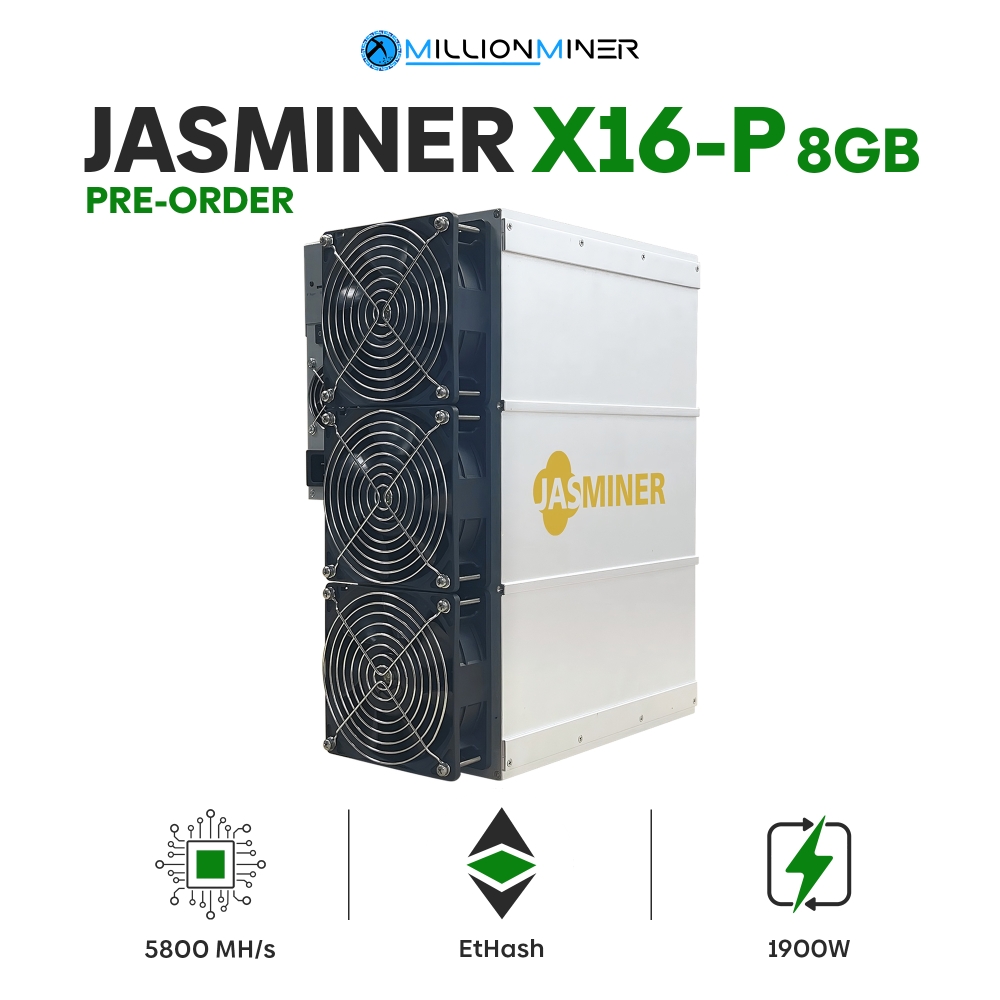 JASMINER X16-P - 5800 MH/s (pre-order August 2023)