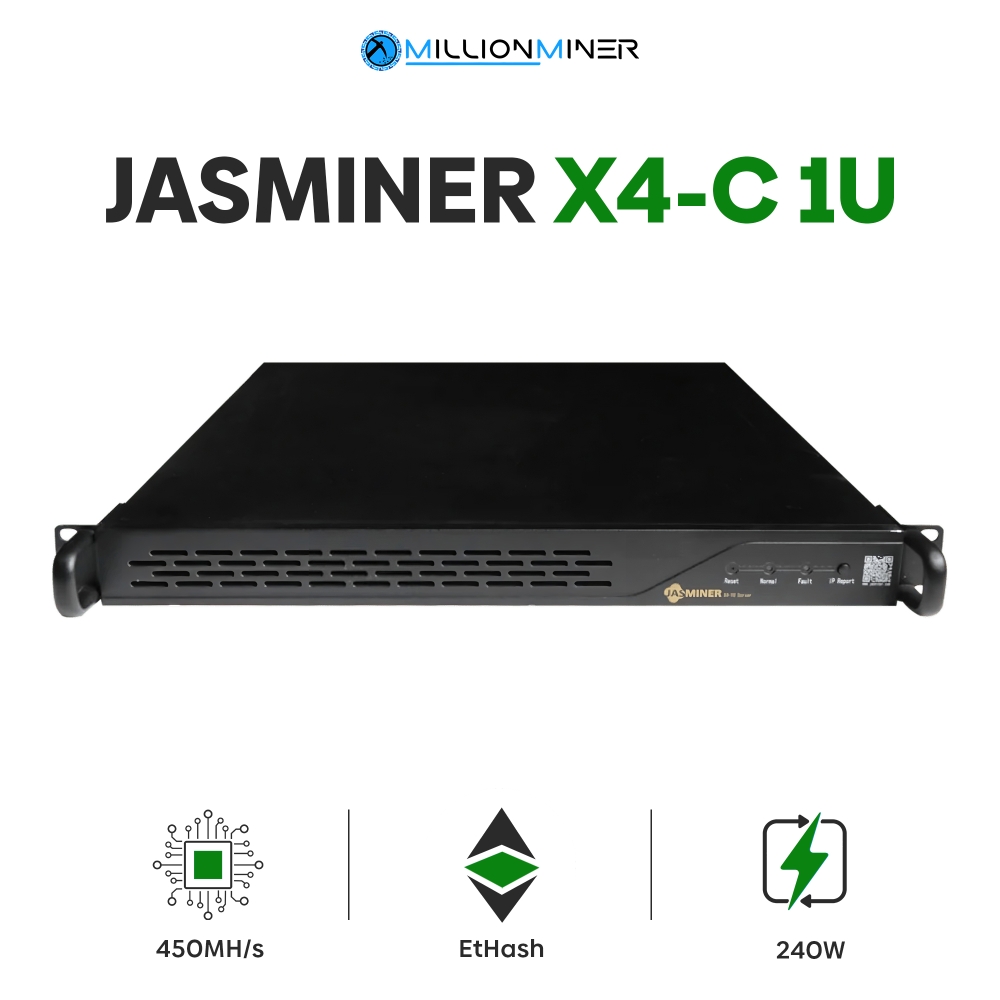 JASMINER X4-C 1U 5GB - (450 MH/s) New