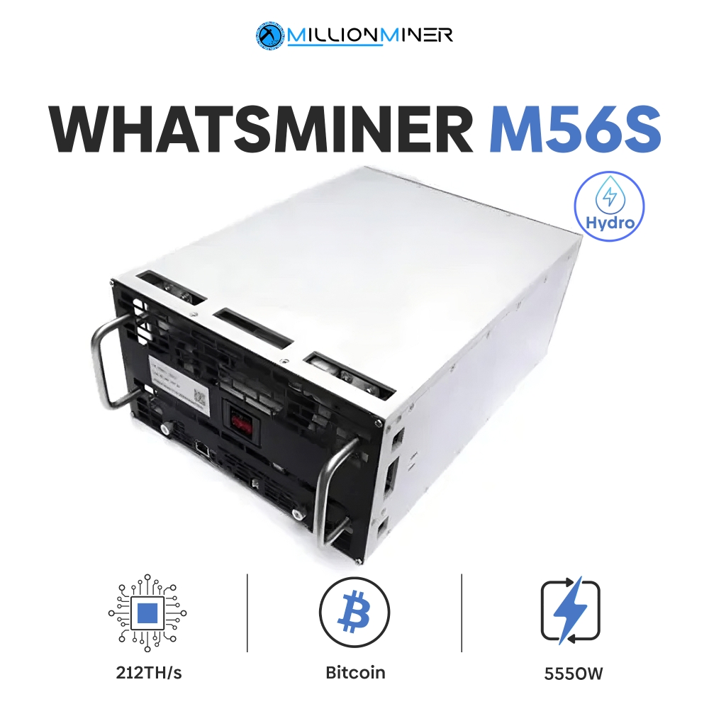 MicroBT WhatsMiner M56S (212TH/s) New