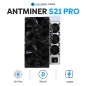 Preview: BITMAIN ANTMINER S21 PRO (250TH / 3550W)