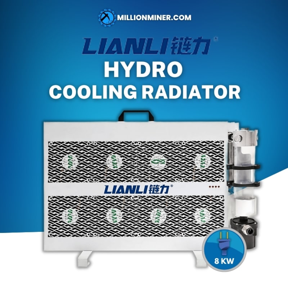 Lianli Water Cooling Radiator 8KW for Hydro BTC Miners