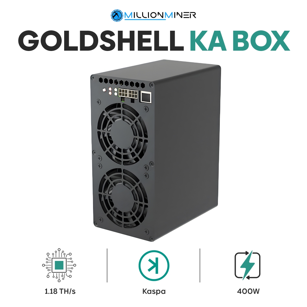 Goldshell KA Box - Kaspa KAS ASIC Miner (1.18TH/s)