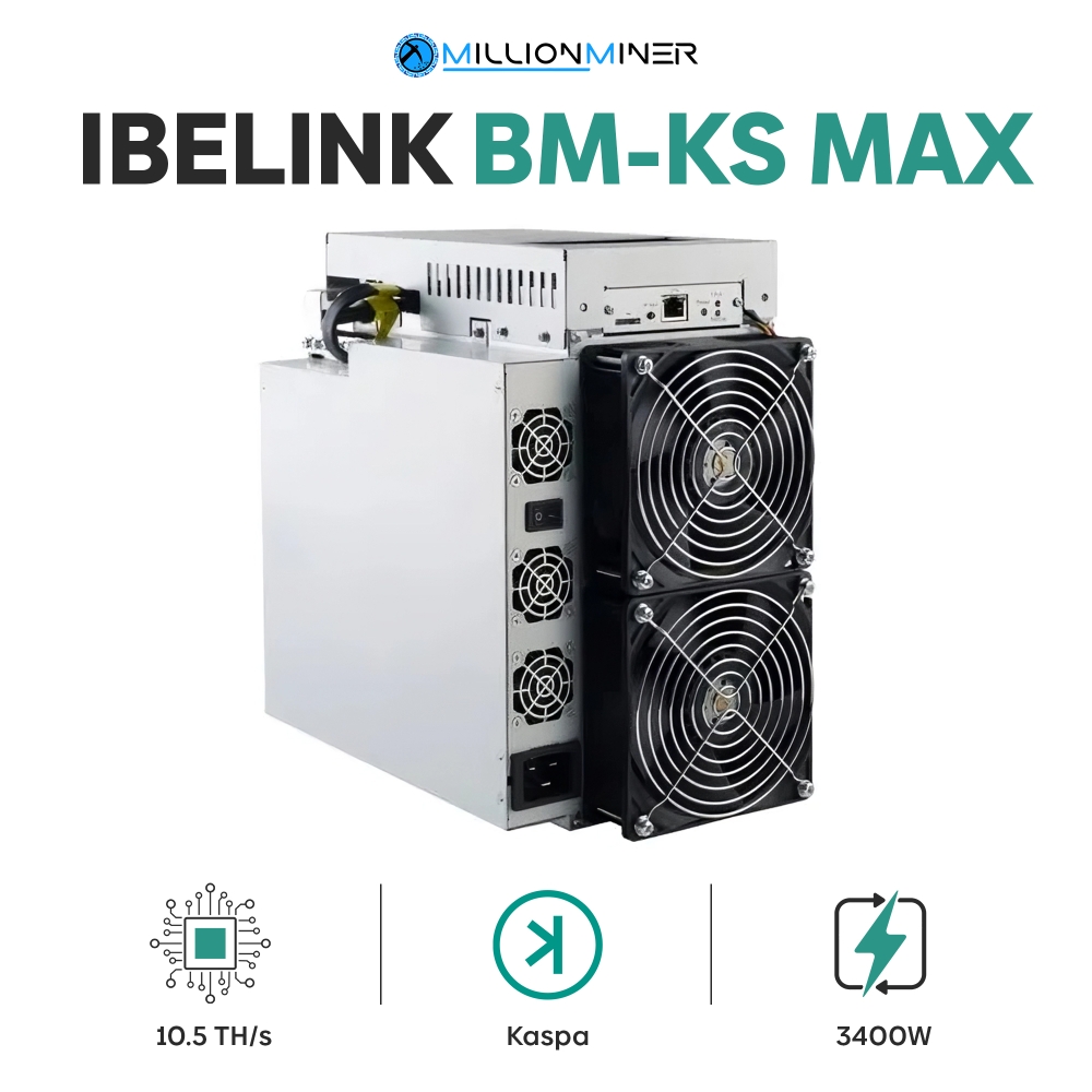 iBeLink BM-KS Max (10.5 TH/s) Kaspa (KAS) Miner