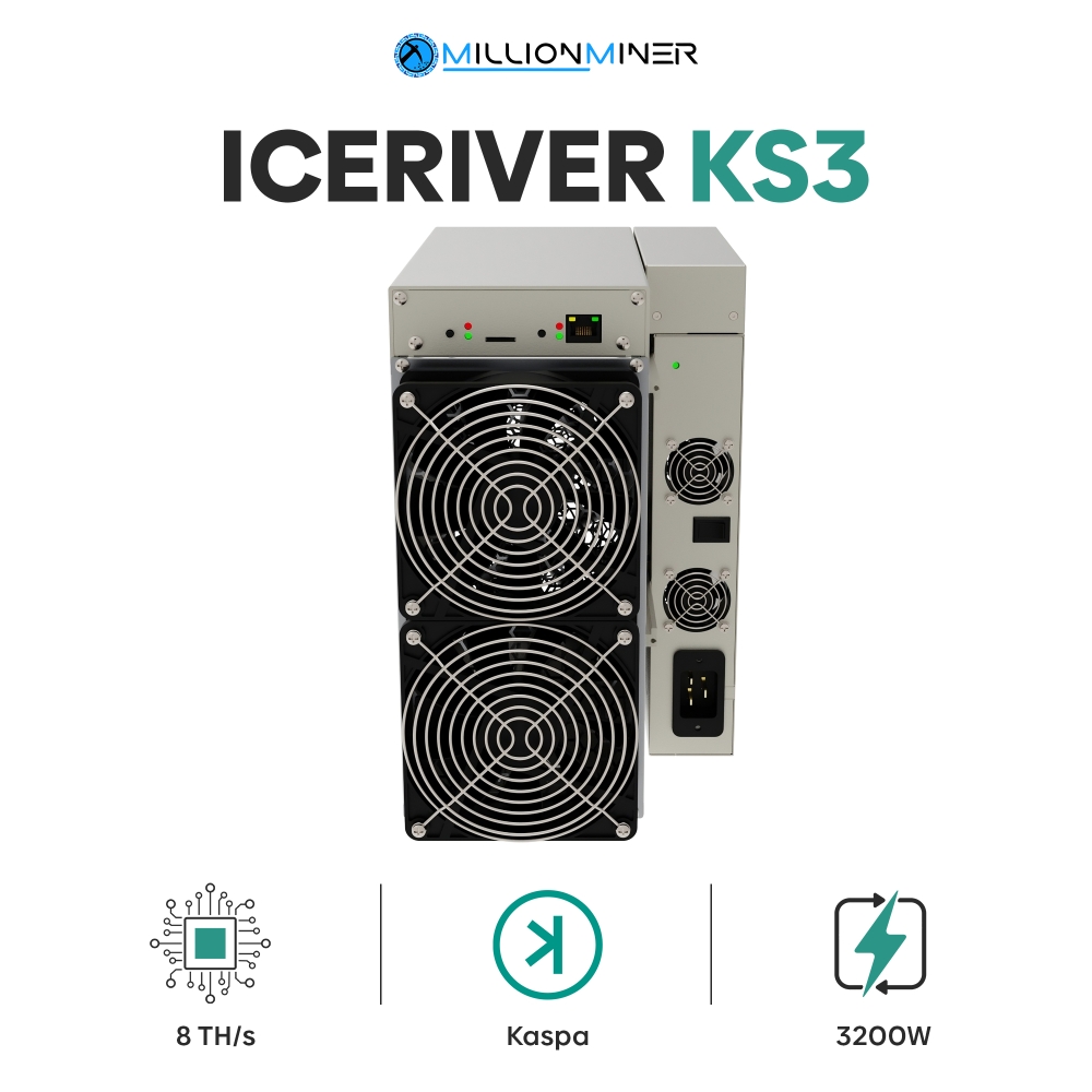 Iceriver KS3 (8TH/s) Kaspa (KAS) Miner - Neuf