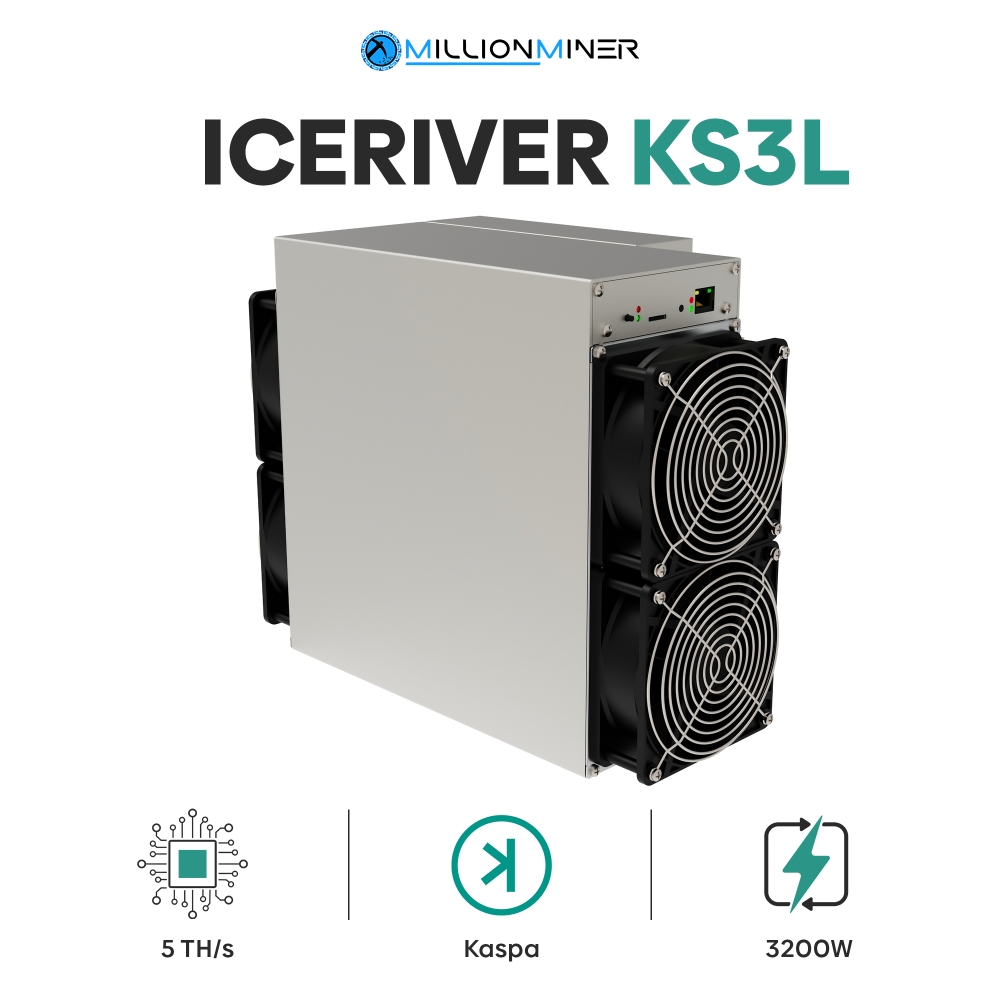 IceRiver KS3L (5 TH/s) Kaspa (KAS) Miner - Neuf