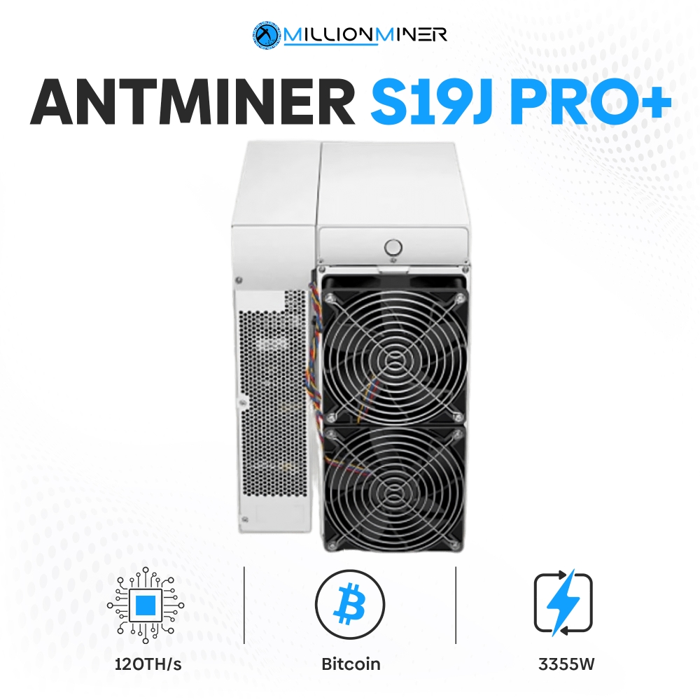 BITMAIN ANTMINER S19j PRO + 122TH Bitcoin Crypto Miner