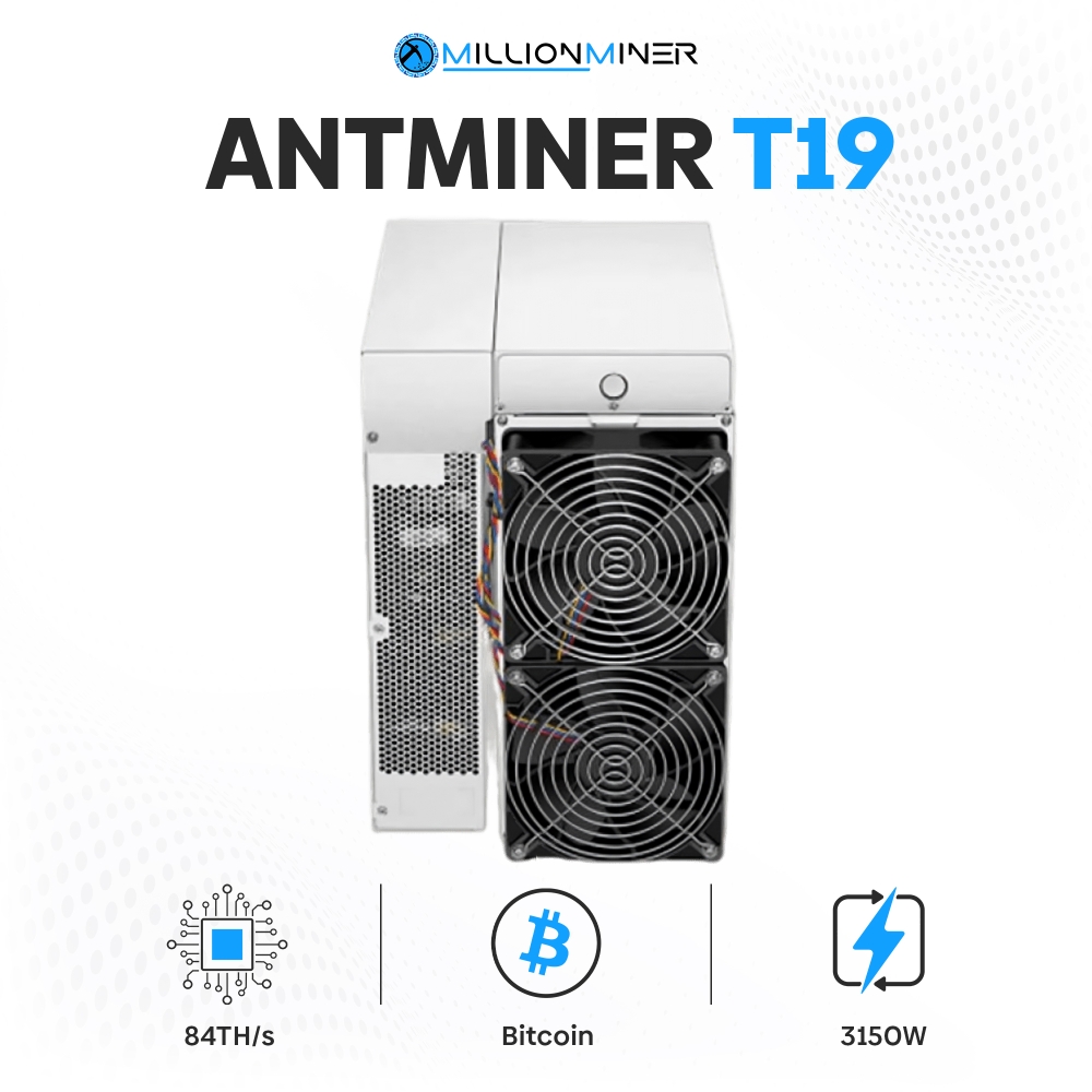BITMAIN ANTMINER T19 Pro 84TH - millionminer.com