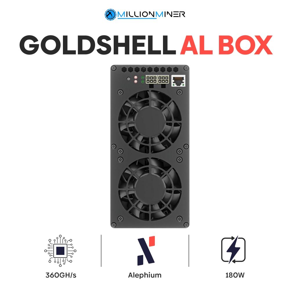 Goldshell AL-BOX (360GH/s) Alephium MinerGoldshell AL-BOX (360GH/s) Alephium Miner