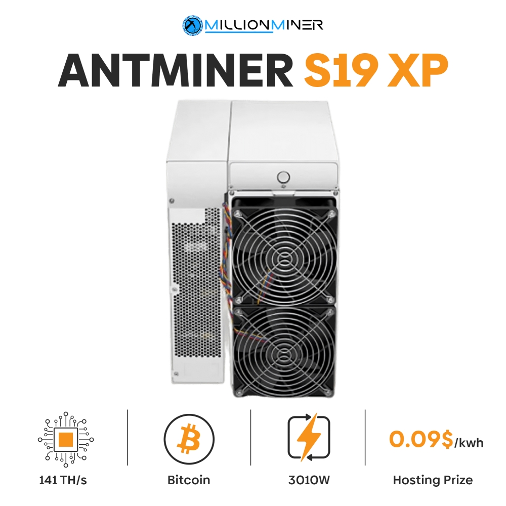 ANTMINER S19 XP 141TH HOSTED MILLIONMINER