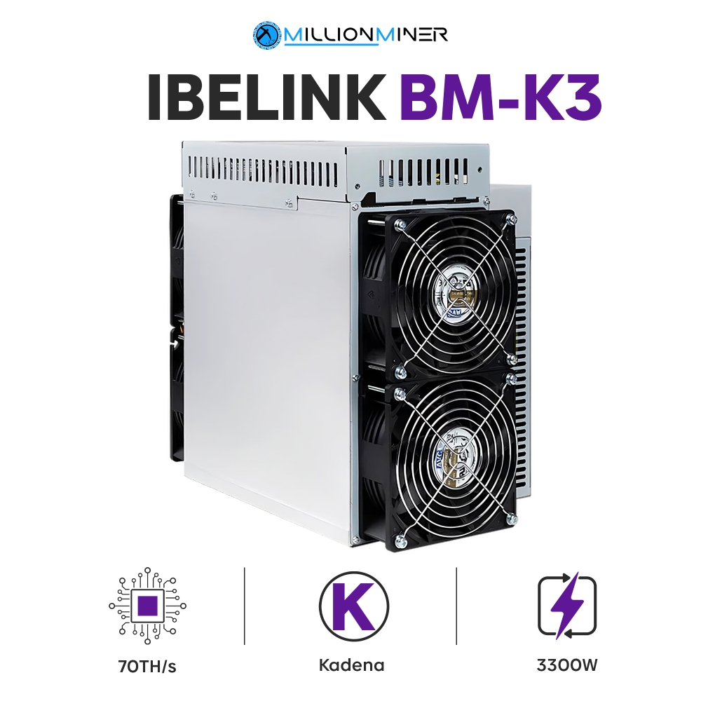 iBeLink BM-K3 70TH/s - Kadena Asic Miner